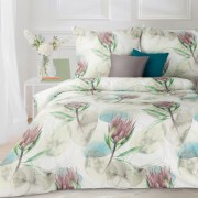 Komplet Pościeli - ADA Protea królewska - 160x200 wysokogatunkowa 100% bawełna