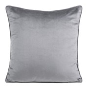 Poszewka dekoracyjna - dwustronna - MEL - velvet - 40x40 - z ozdobną lamówką