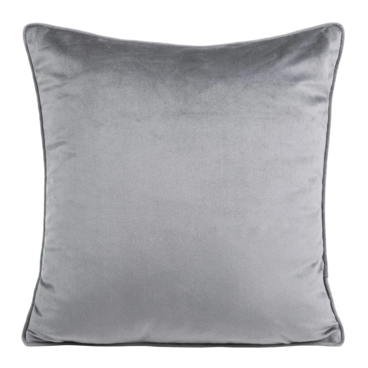 Poszewka dekoracyjna - dwustronna - MEL - velvet - 40x40 - z ozdobną lamówką