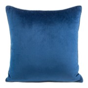 Poszewka dekoracyjna - dwustronna - MEL - velvet - 40x40 - z ozdobną lamówką