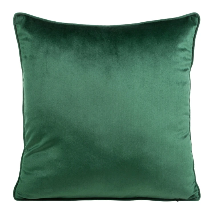 Poszewka dekoracyjna - dwustronna - MEL - velvet - 40x40 - z ozdobną lamówką