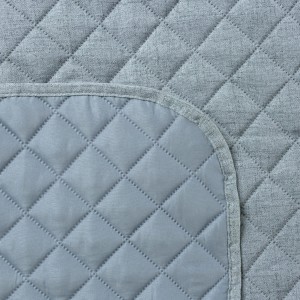 Narzuta - boho natural - 170x210 - matowa jednobarwna błękit