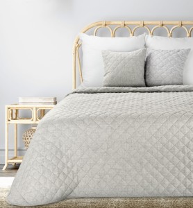 Narzuta - boho natural - 170x210 - matowa jednobarwna beż