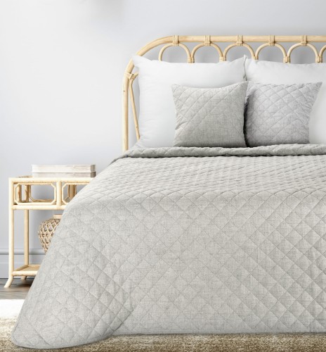 Narzuta - boho natural - 170x210 - matowa jednobarwna beż
