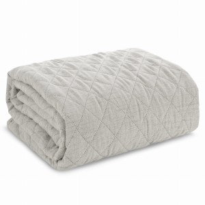 Narzuta - boho natural - 170x210 - matowa jednobarwna beż