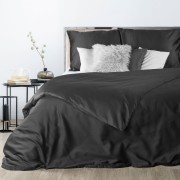 Komplet Pościeli - LUXURY NOVA - czarny 180x200 EUROFIRANY na zamek