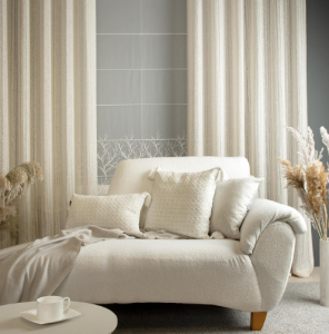 Żakardowa Poszewka Dekoracyjna zdobiona frędzlami - seville - 30x50 krem