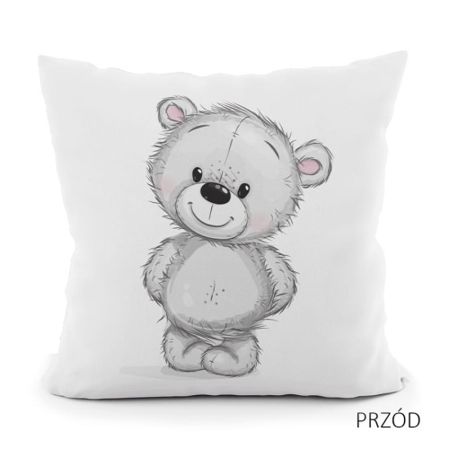 Poszewka Dekoracyjna velvet - miś me to you - 40x40 na zamek