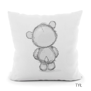 Poszewka Dekoracyjna velvet - miś me to you - 40x40 na zamek