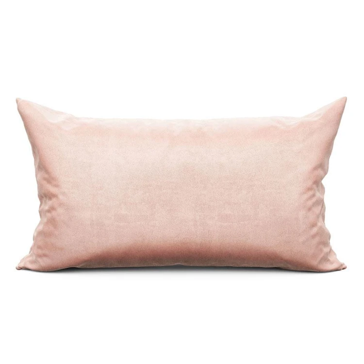 Poszewka Dekoracyjna - velvi - 30x50 velvet - pudrowy róż