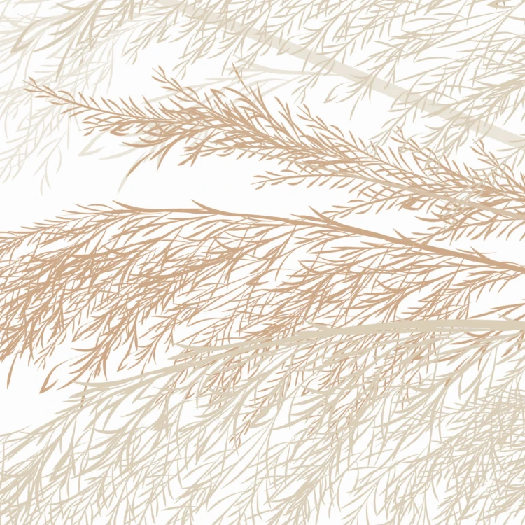 serweta - trawa pampasowa boho - 85x85