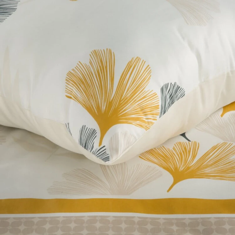 Komplet Pościeli dwustronnej - LEA ginko - 160x200 - na zamek DESIGN 91