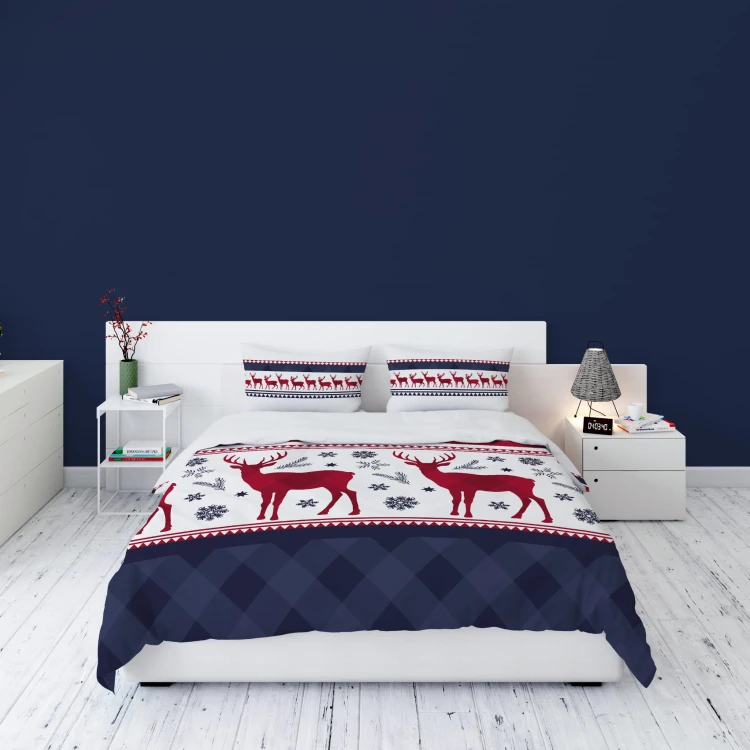 Flanelowa pościel - Xmas - 220x200 - 100% BAWEŁNA