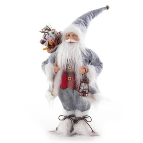 mikołaj Xmas w zimowym stroju - dekoracja bożonarodzeniowa