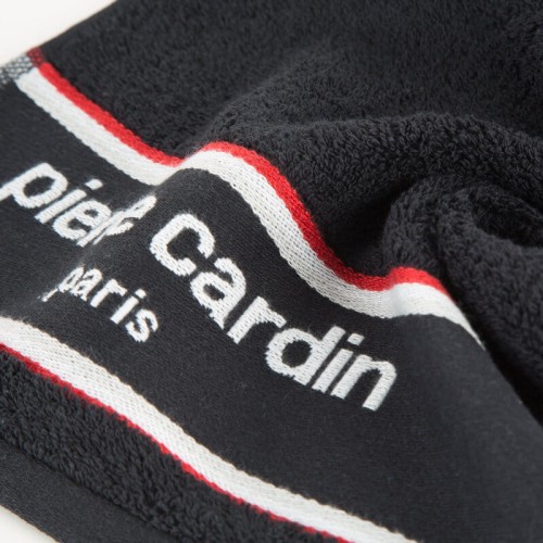 Ręcznik - PIERRE CARDIN - czarny 50x90 - PREMIUM