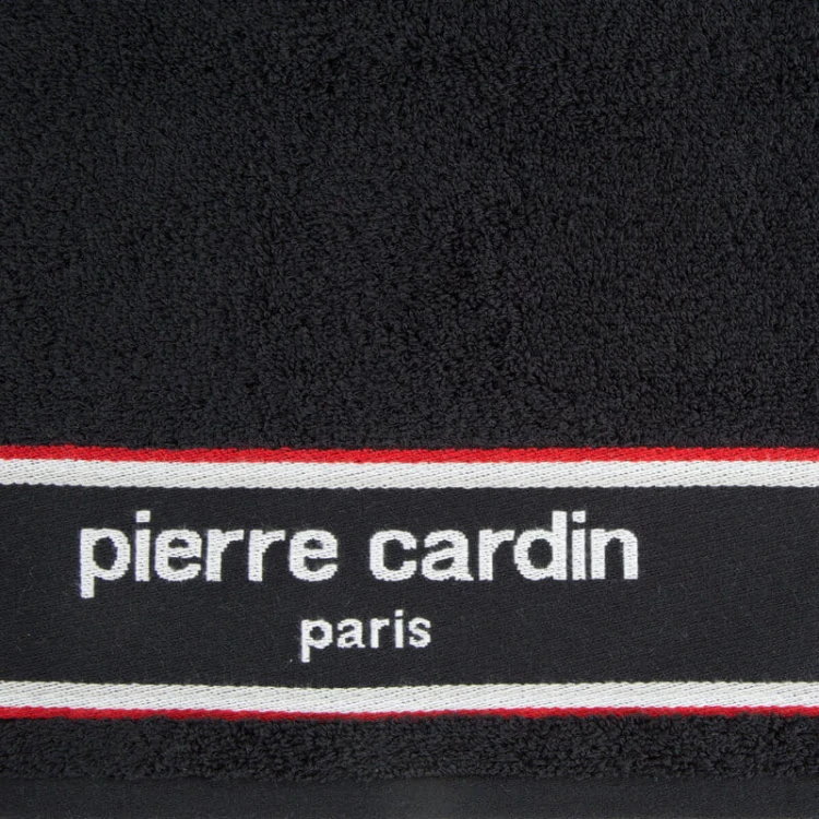 Ręcznik - PIERRE CARDIN - czarny 50x90 - PREMIUM
