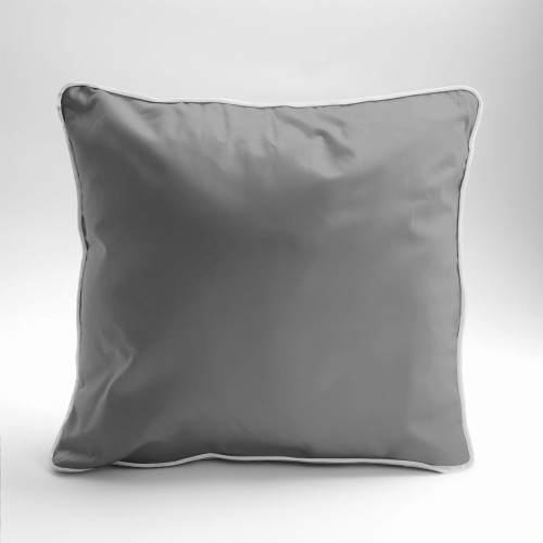 Poszewka Pościelowa z makosatyny z lamówką - 40x40 - 100% bawełna