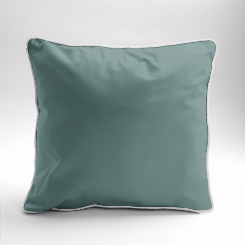 Poszewka Pościelowa z makosatyny z lamówką - 40x40 - 100% bawełna