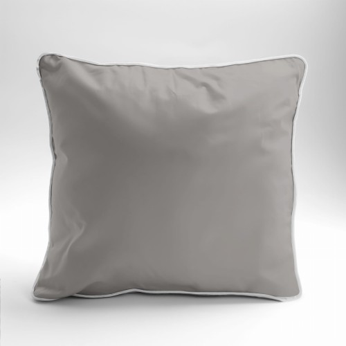 Poszewka Pościelowa z makosatyny z lamówką - 40x40 - 100% bawełna