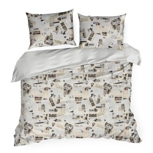 komplet Pościeli - NEWS - 160x200 bawełna wysokogatunkowa