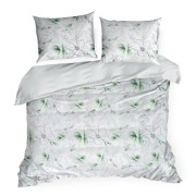dwustronny komplet Pościeli - spring - 220x200 bawełna satynowa