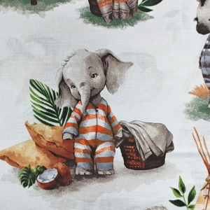 Poszewka 40x40 pościelowa AFRICA TIPI - jasiek - 100% bawełna