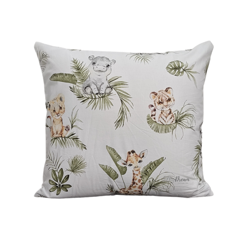 Poszewka 40x40 pościelowa AFRICA - jasiek - 100% bawełna