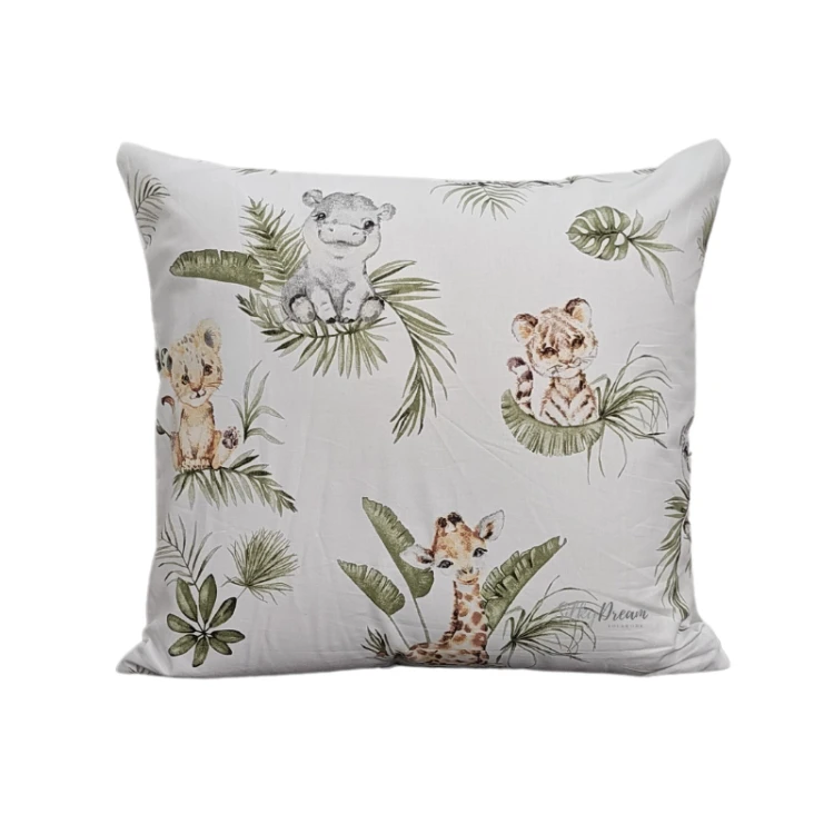 Poszewka 40x40 pościelowa AFRICA - jasiek - 100% bawełna