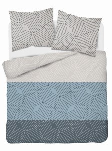 Komplet pościeli 3 cz. - 220x200 na zamek - 100% bawełna