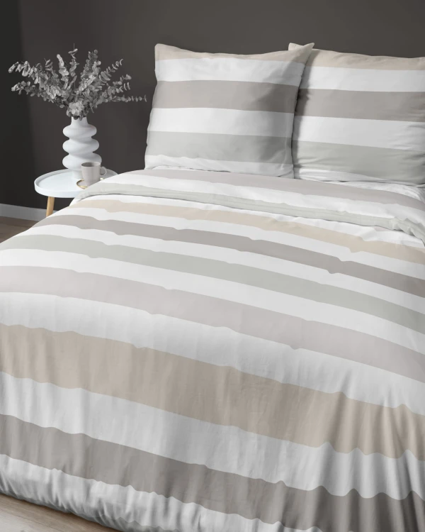 Komplet pościeli 3 cz. - 220x200 na zamek - 100% bawełna