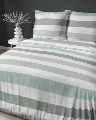 Komplet pościeli 3 cz. - 220x200 na zamek - 100% bawełna
