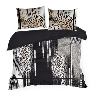 EVA MINGE - piękny logowany KOMPLET POŚCIELI PREMIUM 160X200 CM