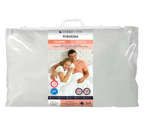 Poduszka MIĘKKA - 70x80 - CLASSIC Biała