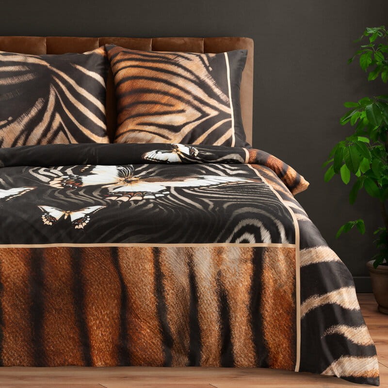 EVA MINGE - piękny dwustronny KOMPLET POŚCIELI PREMIUM 220X200 CM