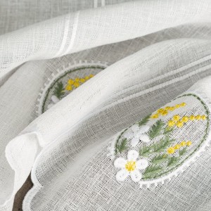WIOSENNA haftowana ZAZDROSTKA panelowa - EASTER - 60 cm etamina
