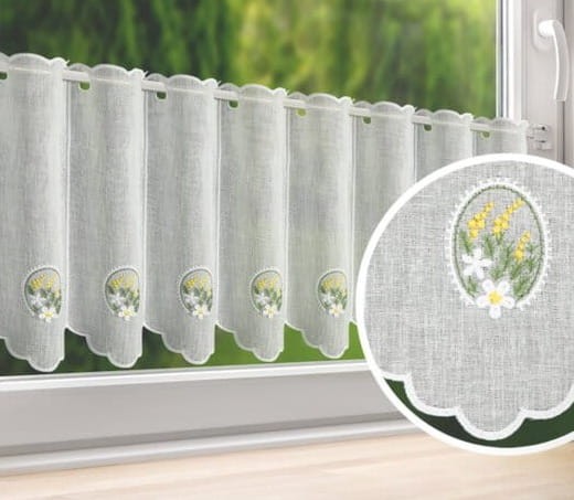 WIOSENNA haftowana ZAZDROSTKA panelowa - EASTER - 60 cm etamina