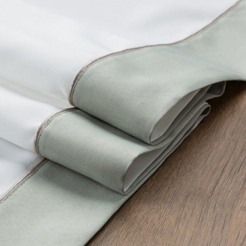 Elegancki bieżnik - 40x140 cm - z złotą lamówką oraz listwą na brzegach