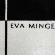 EVA MINGE - designerski KOC PREMIUM - 220x240 biało czarny