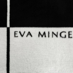 EVA MINGE - designerski KOC PREMIUM - 220x240 biało czarny