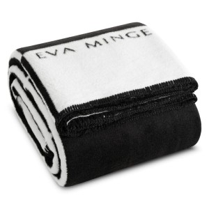 EVA MINGE - designerski KOC PREMIUM - 220x240 biało czarny