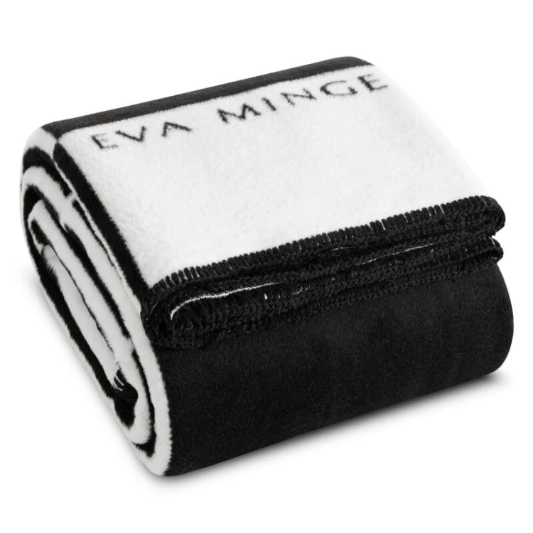 EVA MINGE - designerski KOC PREMIUM - 220x240 biało czarny