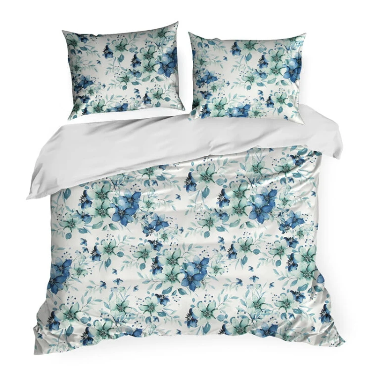 dwustronny komplet Pościeli - SPRING - 160x200 bawełna satynowa
