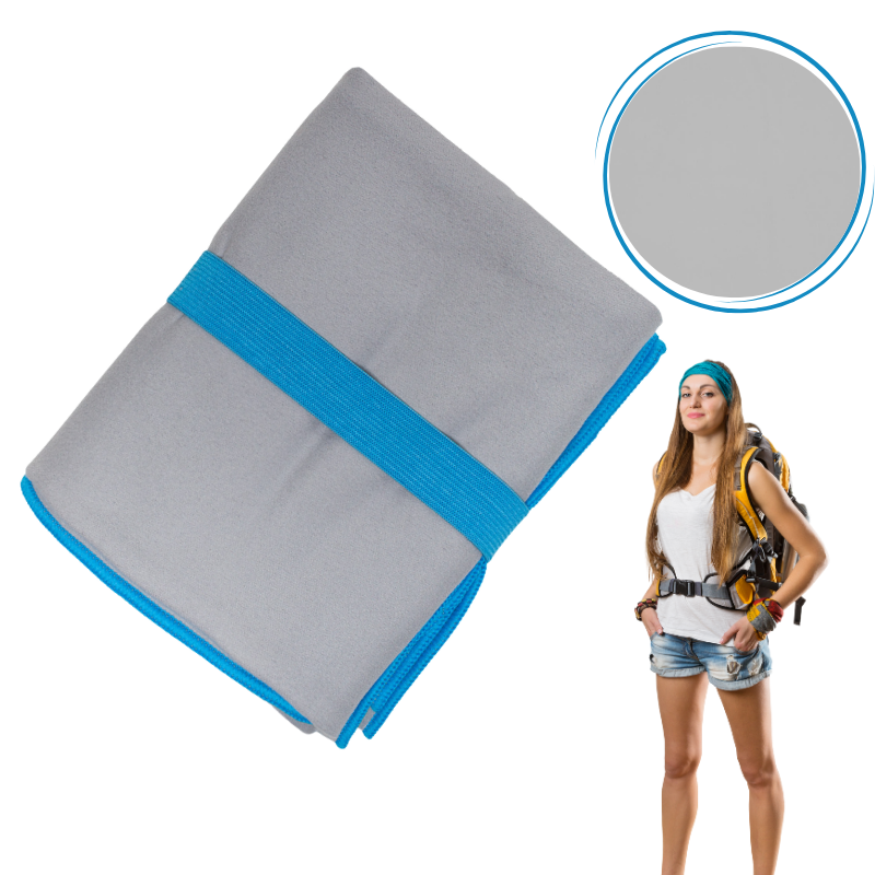 Ręcznik - podróż, fitness, camping, plaża - 80x130 szybkoschnący z mikrofibry