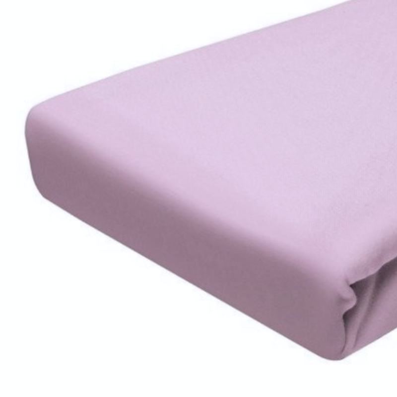 Prześcieradło Jersey - wysoka gramatura - 160x200 wrzos z gumką