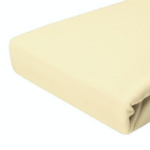 Prześcieradło Jersey grube 160 g/m² - PREMIUM - 160x200 jasny żółty z gumką