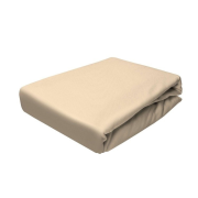 Prześcieradło Jersey - PREMIUM - 80x200cm - grube 160 g/m² jasny beż z gumką