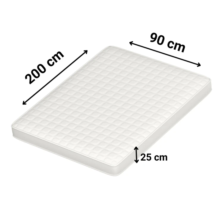 Prześcieradło Jersey - PREMIUM - 90x200cm - grube 160 g/m² jasny beż z gumką