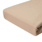 Prześcieradło Jersey - PREMIUM - 160x200cm - grube 160 g/m²  beż z gumką   