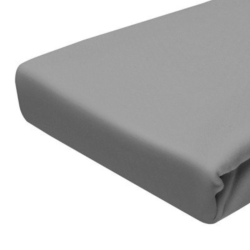 Prześcieradło Jersey - PREMIUM - 180x200 -grube 160 g/m² grafit z gumką