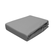 Prześcieradło Jersey - PREMIUM - 180x200 -grube 160 g/m² grafit z gumką